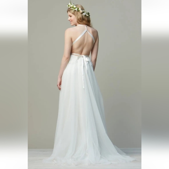 BHLDN Watters Nora Wedding Dress - NWT RARE! #52641 Willowby Size Small 2 - Picture 5 of 5